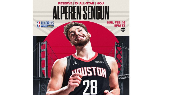 Alperen Şengün, 2025 NBA All-Star kadrosuna seçildi