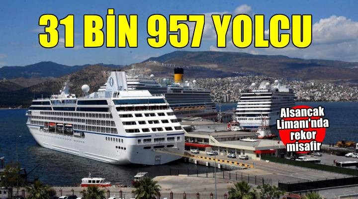Alsancak Limanı, yılın ilk 4 ayında 31 bin 957 yolcuyu ağırladı