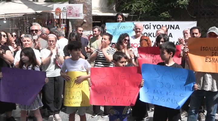 Alsancak Sevgi Yolu esnafından tepki: İşgalci değiliz