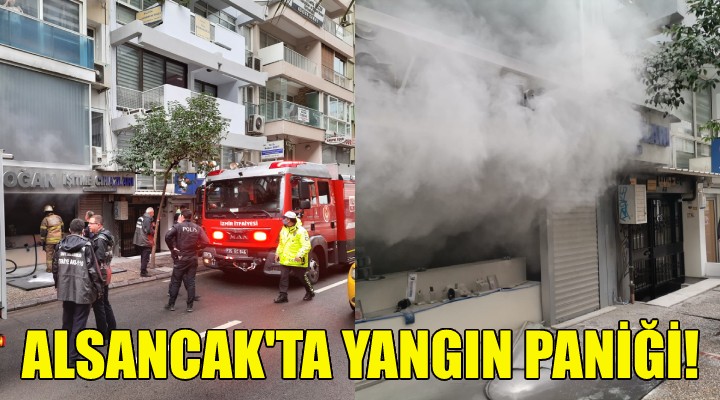 Alsancak'ta yangın paniği!