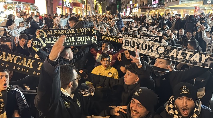 Altay'da 111. yıl coşkusu... Alsancak siyah-beyaz!