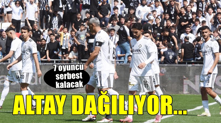 Altay'da 7 oyuncu serbest kalacak
