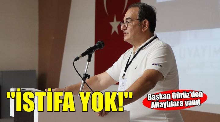 Altay'da başkan Gürüz'ün taraftarla arası gerildi