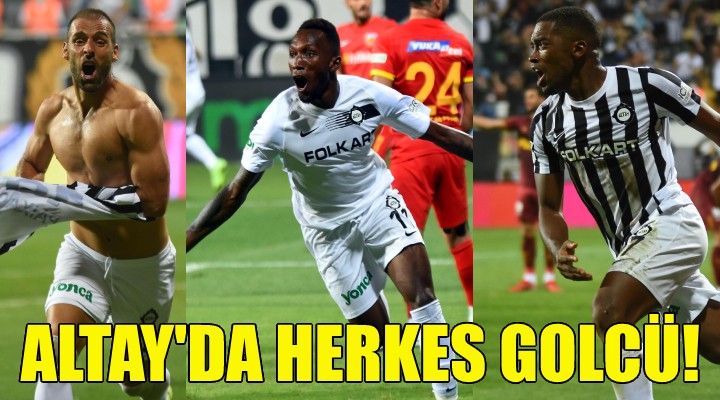 Altay'da herkes golcü!