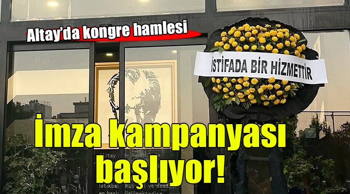 Altay'da kongre için imza kampanyası başlıyor