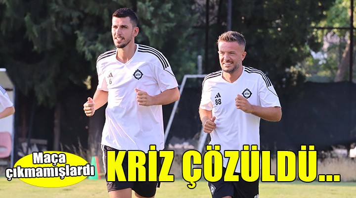 Altay'da kriz çözüldü...