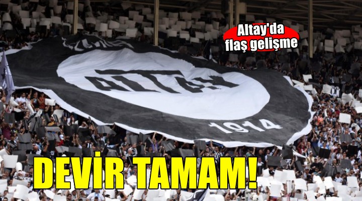 Altay'da şirket devredildi!