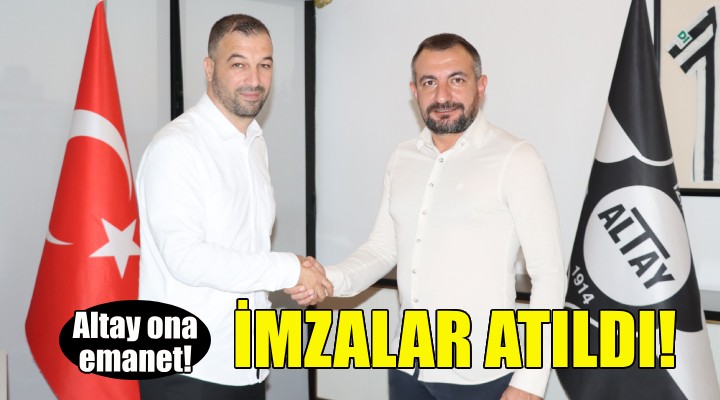 Altay'da yeni teknik direktör belli oldu!