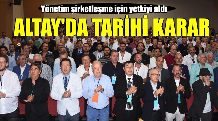 Altay'da yönetime şirketleşme yetkisi...