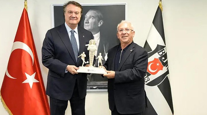 Altınordu Başkanı Özkan'dan Beşiktaş Başkanı Arat'a ziyaret