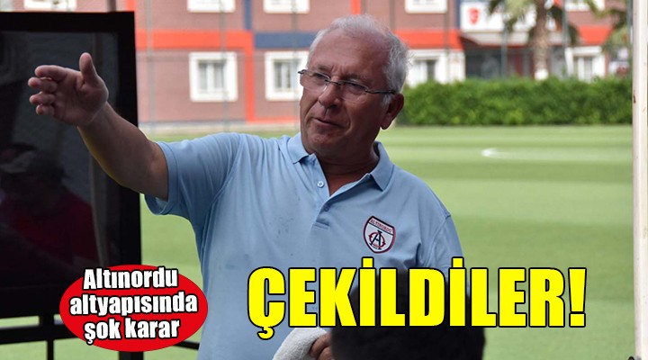 Altınordu altyapısında şok karar!