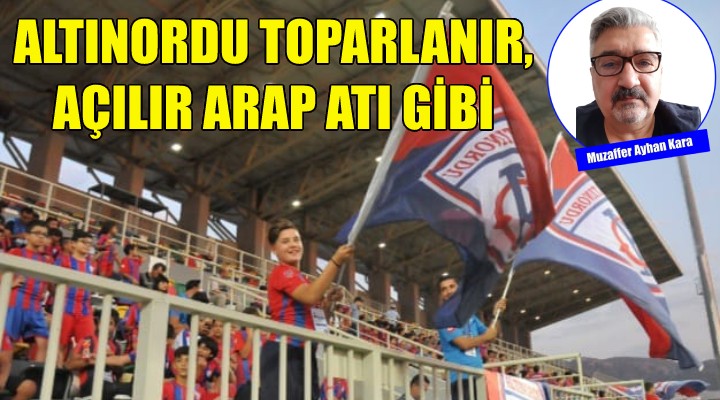 Altınordu toparlanır, açılır arap atı gibi