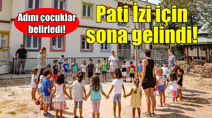 Anaokulunun adının çocuklar belirledi: Pati İzi!