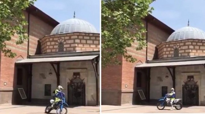 Ankara Valiliği'nden cami önünde 'drift' açıklaması