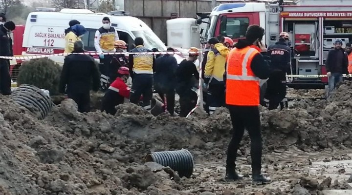 Ankara'da iş cinayeti: İki işçi toprak kaymasında öldü