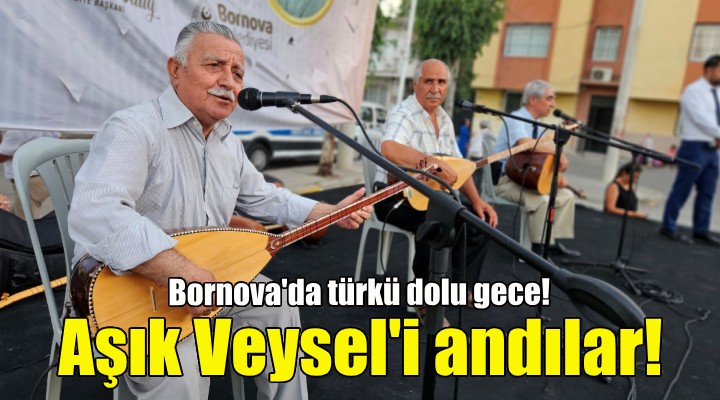 Aşık Veysel, Bornova'da türkülerle anıldı!