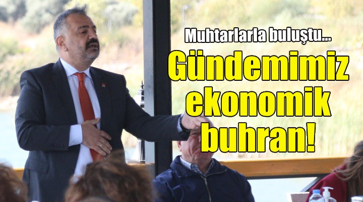 Aslanoğlu: Gündemimiz kurultay değil ekonomik buhran!