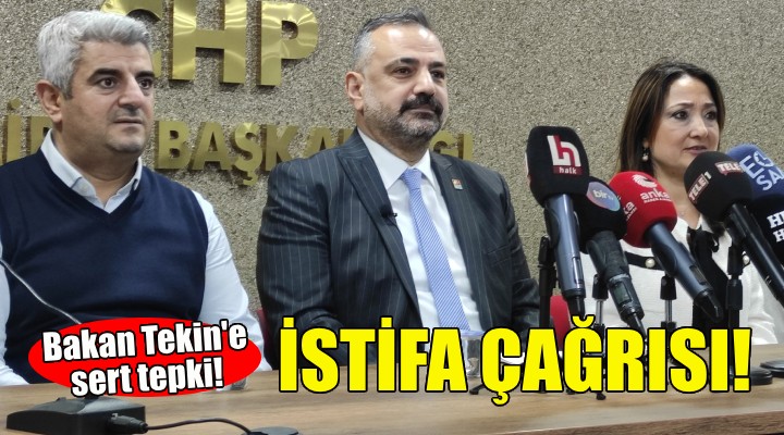 Aslanoğlu'dan Bakan Tekin'e sert sözler: İstifa et!