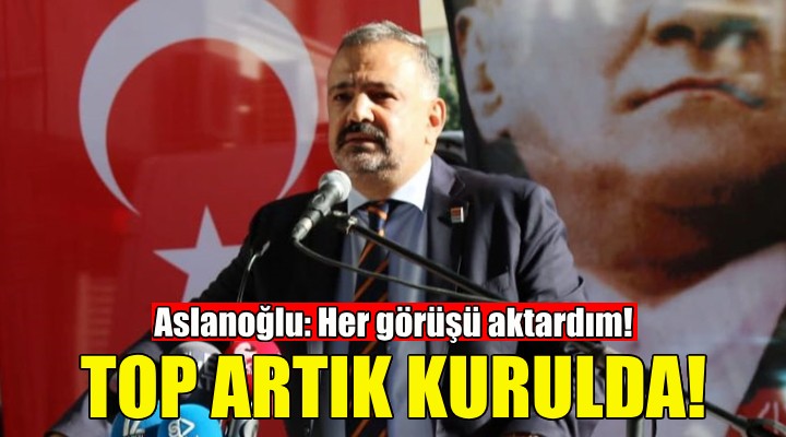 Aslanoğlu'dan İzmir adayları açıklaması!