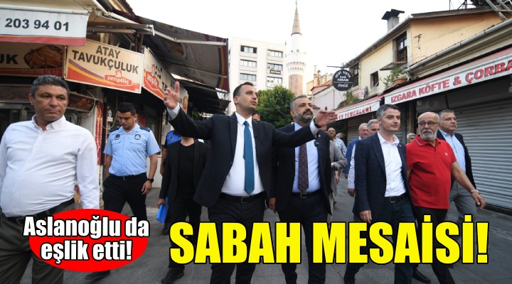 Aslanoğlu ve Eşki'den sabah mesaisi!