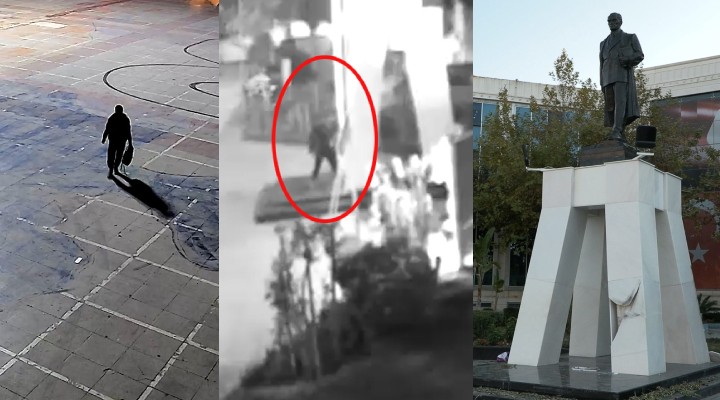 Atatürk Anıtı'na balyozla saldıran şüpheli hakkında karar!