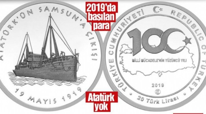 Atatürk'süz 19 Mayıs parası bastılar!