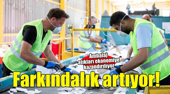 Atık ayrıştırma projesinde farkındalık artıyor