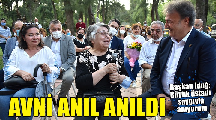 Avni Anıl Bornova'da anıldı