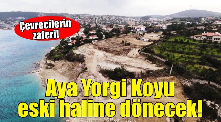 Aya Yorgi Koyu yeniden ağaçlandırılacak!