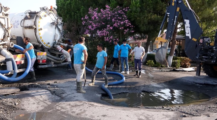 Aydın ve Kuşadası Belediyesi'nden anında müdahale