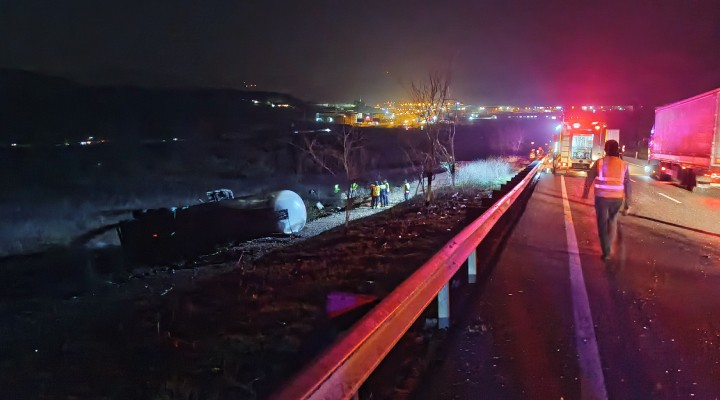 Azot yüklü tanker patladı: 1 ölü!