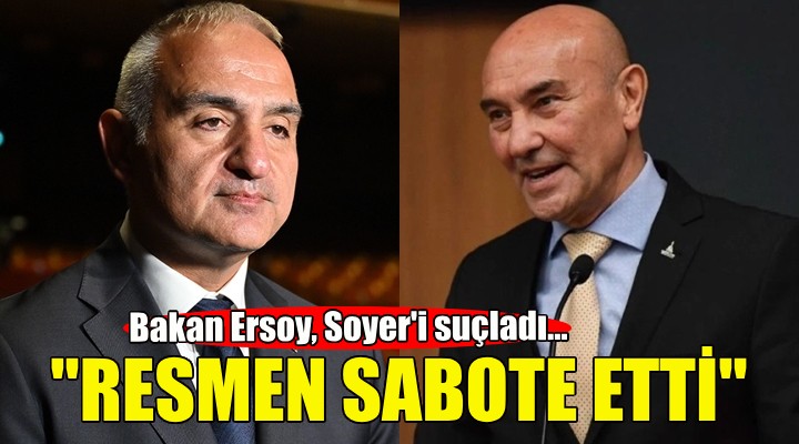 Bakan Ersoy'dan Soyer'e Çeşme Projesi suçlaması: Resmen sabote etti!