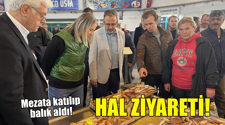 Bakan Kasapoğlu, İzmir Su Ürünleri Hali'ni ziyaret etti!
