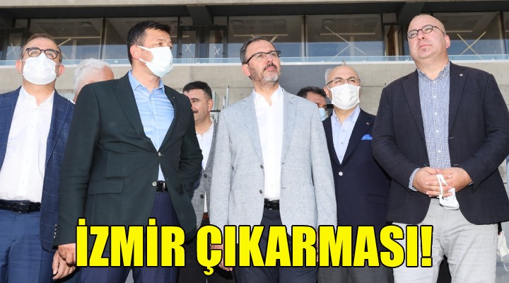 Bakan Kasapoğlu'ndan İzmir çıkarması!