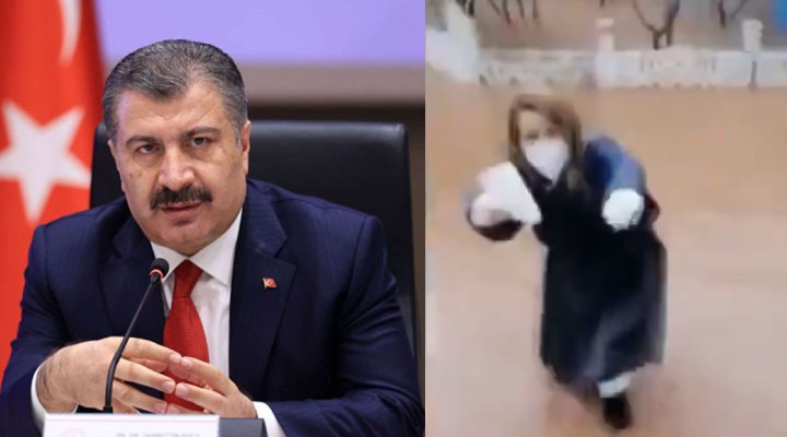 Bakan Koca'dan İzmirli hemşire paylaşımı...