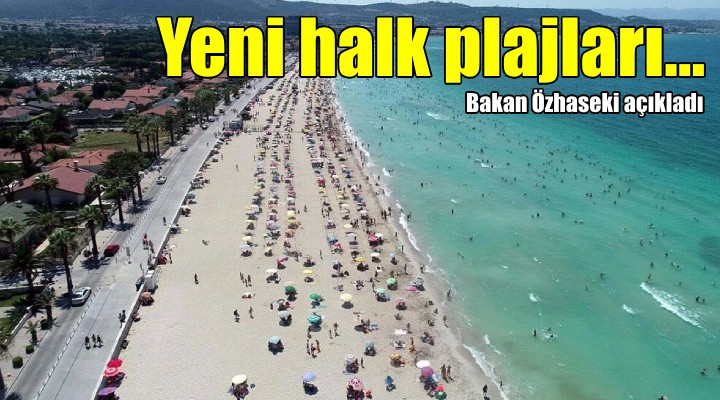 Bakan Özhaseki'den halk plajları açıklaması...