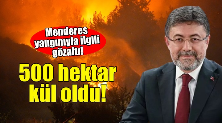 Bakan Yumaklı: Selçuk ve Menderes'te 500 hektar alan zarar gördü!