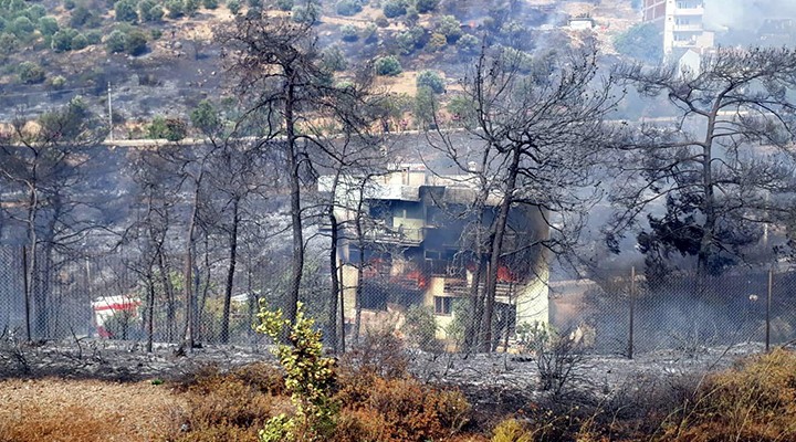 Balçova'da büyük yangın