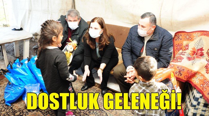 Balçova'da dostluk geleneği!