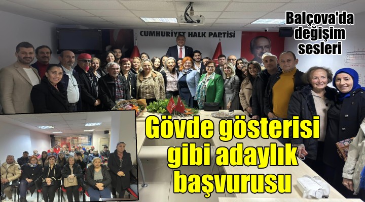 Balçova'da gövde gösterisi gibi başvuru