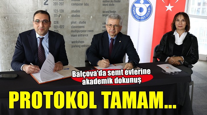 Balçova'da semt evlerine akademik dokunuş...