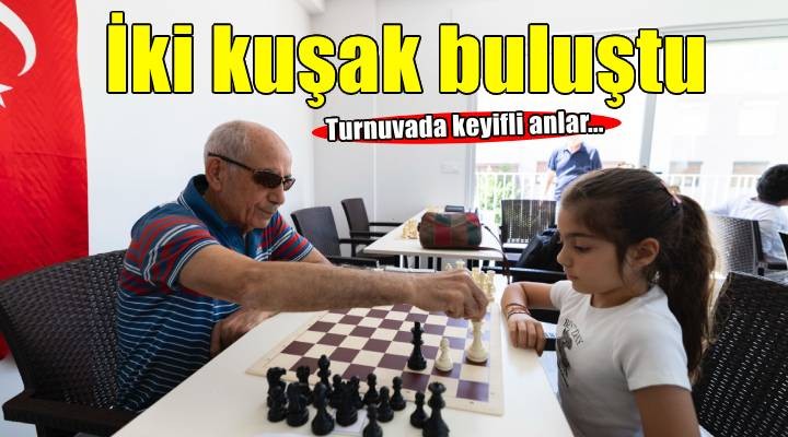 Balçova'da iki kuşak, satranç turnuvasında buluştu