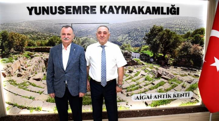 Başkan Balaban'dan Kaymakam Cantürk'e hayırlı olsun ziyareti