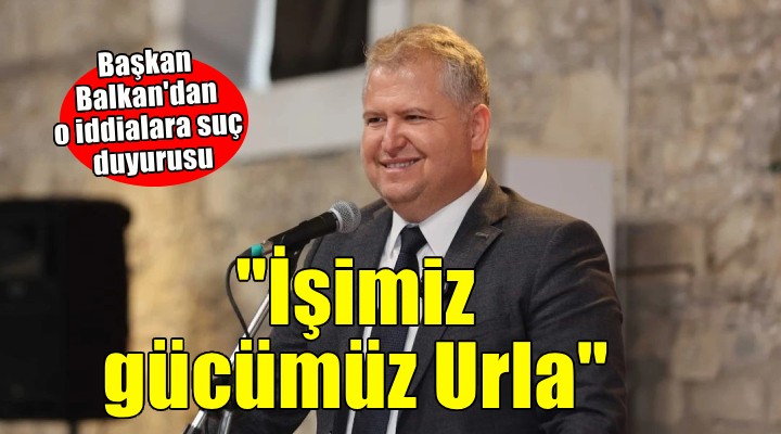 Başkan Balkan'dan usulsüzlük iddialarına suç duyurusu!