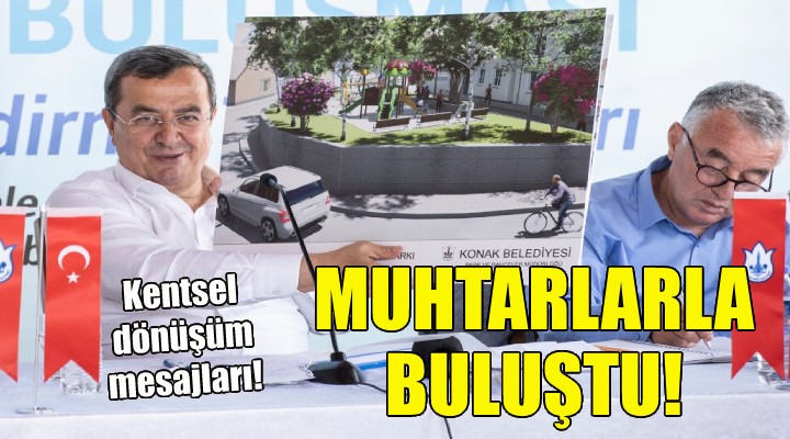 Başkan Batur'dan kentsel dönüşüm mesajları!