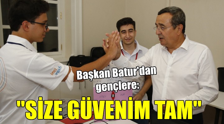 Başkan Batur gençlerle buluştu...