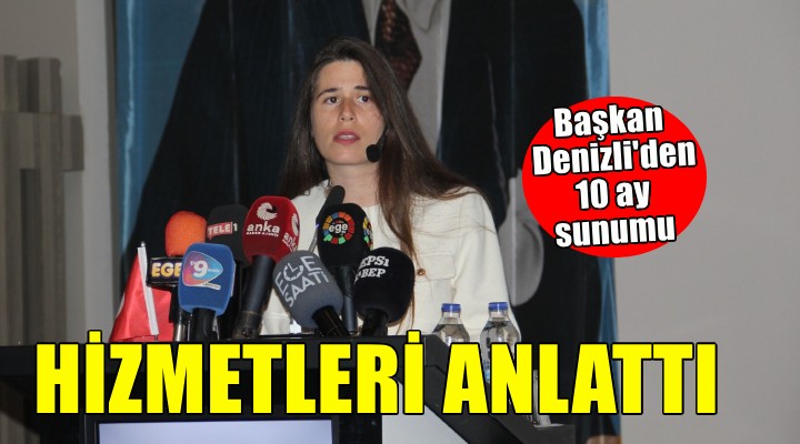 Başkan Denizli'den hizmet sunumu...