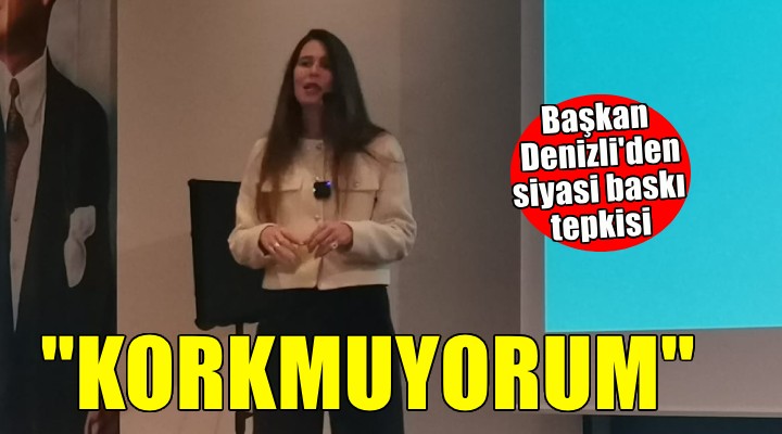 Başkan Denizli'den siyasi baskı tepkisi... 