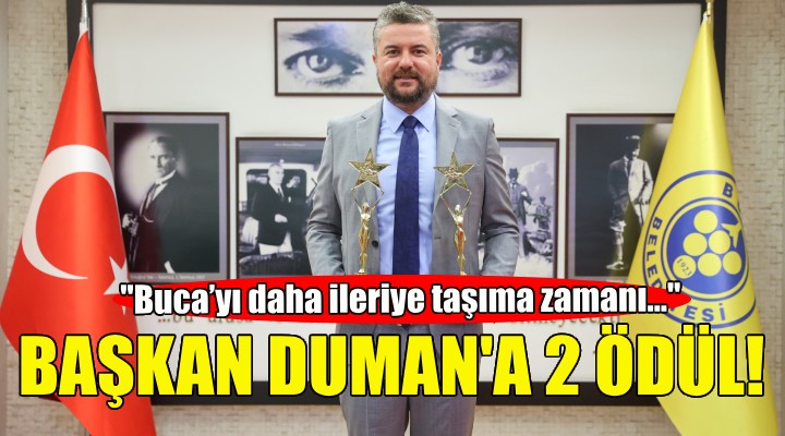 Başkan Duman'a 2 ödül!