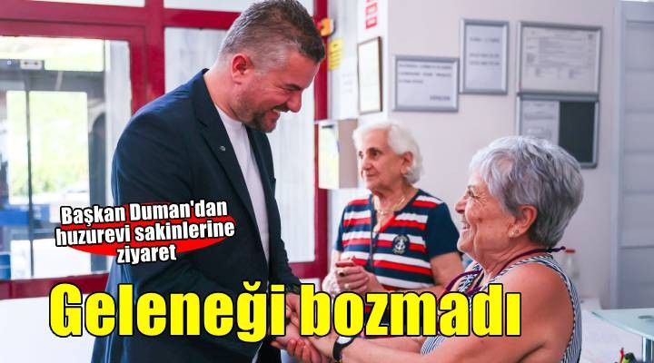 Başkan Duman geleneği bozmadı